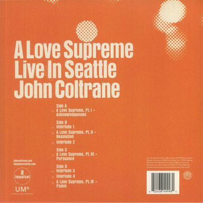 A Love Supreme: Live In Seattle (Gatefold)