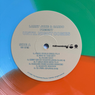 Until Night Comes (Gatefold) Green Blue Orange Vinyl