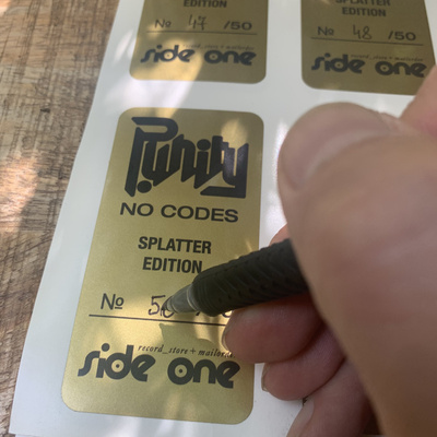 No Codes (Orange/Black Splatter Vinyl) S1 Hand Numbered Edition