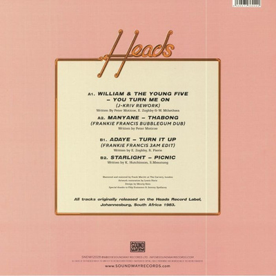 Heads Records: South African Disco Dub Edits