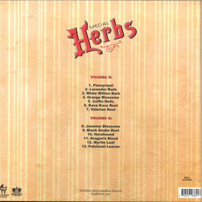 Metal Fingers Presents: Special Herbs Vols 5&6 (Gatefold) Apple Red Vinyl