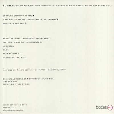 Runs Through You + Nurse Surgeon Nurse - Bodies One Remixes PT_II