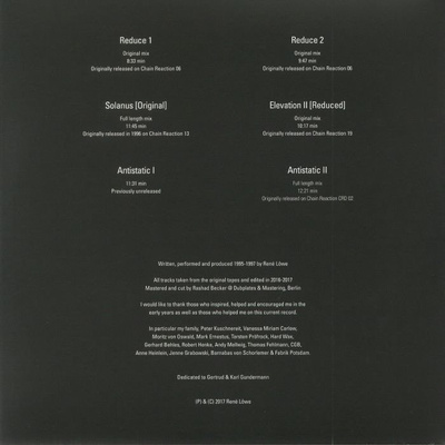 Reductions 1995-1997 (Gatefold)