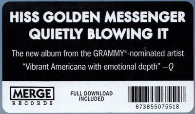 Quietly Blowing It