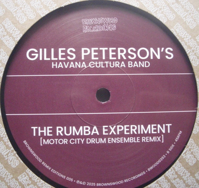 Yambú (Sacred Rhythm Mix) / The Rumba Experiment (Motor City Drum Ensemble Remix) Record Store Day 2025