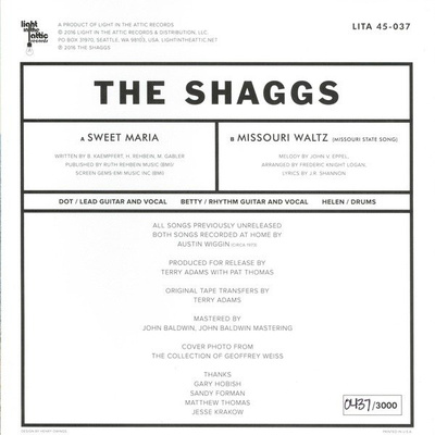 Sweet Maria / Missouri Waltz (Missouri State Song) Record Store Day 2016 release