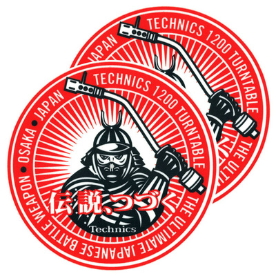 Technics Samurai DJ Slipmats (para)