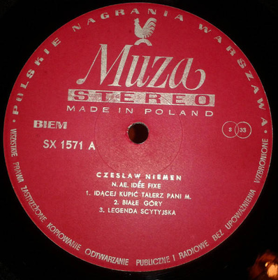 Idee Fixe (Red Label w/ Silver Print)