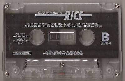 Fuck You, This Is Rice