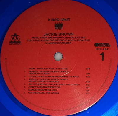 Jackie Brown: Music From The Miramax Motion Picture (Blue Vinyl)
