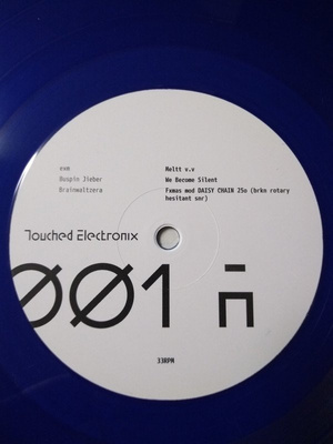 Touched Electronix 001 (transparent blue vinyl)