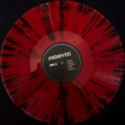 #INDAW00DS (Red & Black Splattered Vinyl)