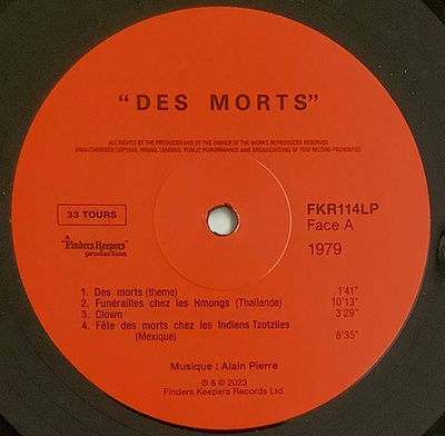 Des Morts (Of The Dead)