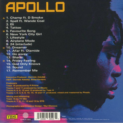 Apollo (Record Store Day 2021) Orange & Yellow Vinyl