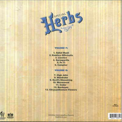 Metal Fingers Presents: Special Herbs Vols 7&8 (Gatefold) Sky Blue Vinyl
