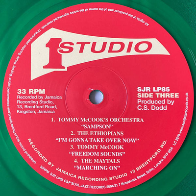 Studio One Ska: The Original (Record Store Day 2023) Transparent Green Vinyl