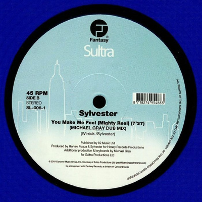 You Make Me Feel (Mighty Real) Blue Vinyl