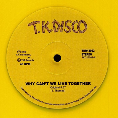 Why Can't We Live Together (Yellow Vinyl Repress)