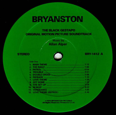 The Black Gestapo (Original Motion Picture Soundtrack)