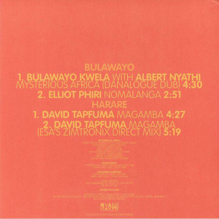 Bulawayo / Harare Nyami Nyami Side One