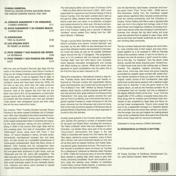 Cumbia Sabrosa Tropical Sound System Bangers From The Discos Fuentes