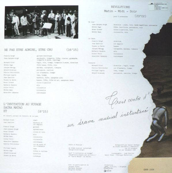 Les Bons Contes Font Les Bons Amis GRRR Side One