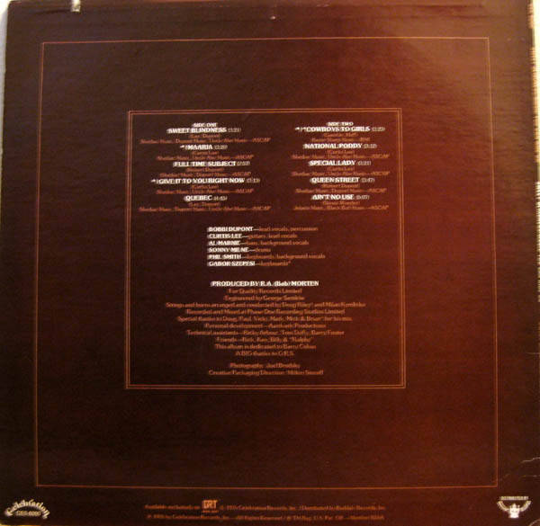 Music You Can Ride On Celebration Side One