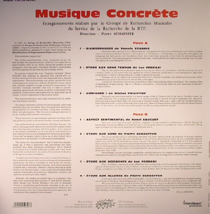Musique Concrète Cacophonic | Side One