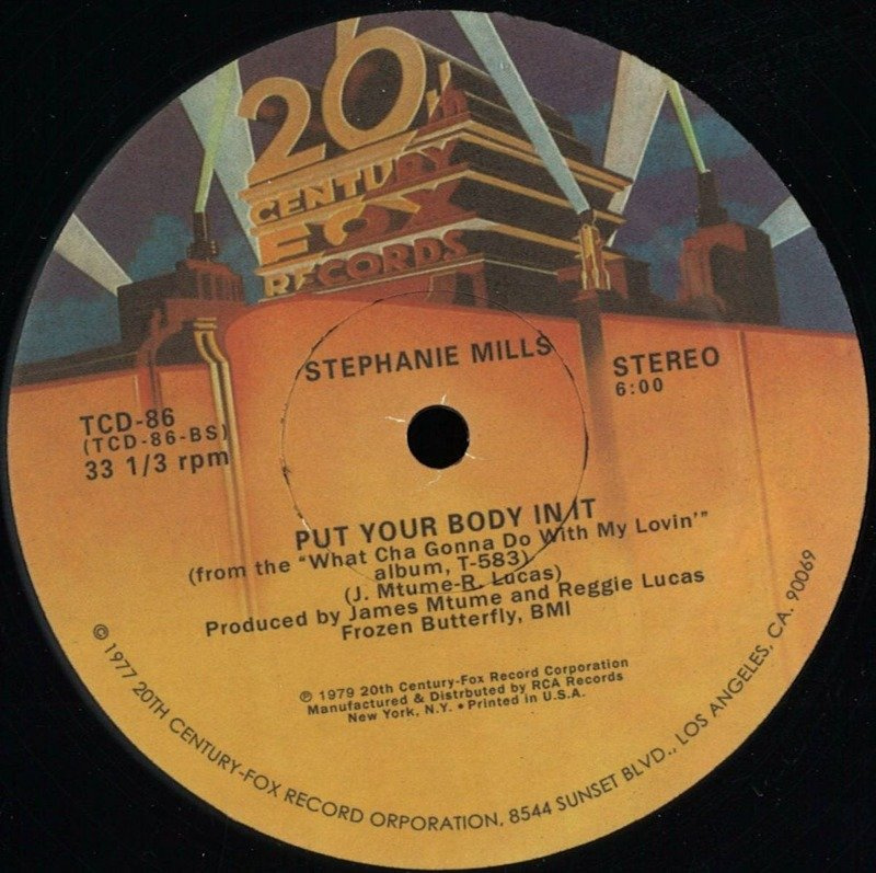 What Cha Gonna Do With My Lovin' / Put Your Body In It 20th Century Fox