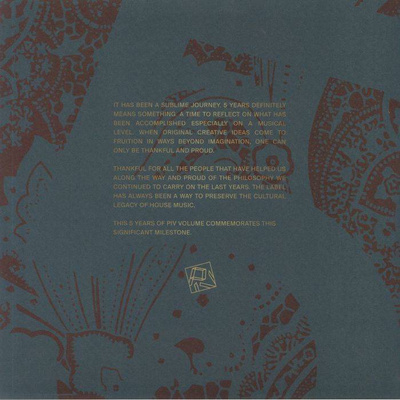  5 Years of PIV (gatefold) gold vinyl