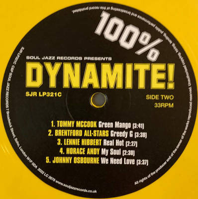 100% Dynamite!: Ska Soul Rocksteady & Funk In Jamaica (Record Store Day 2022)