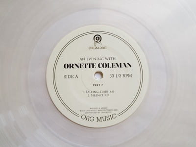 An Evening wth Ornette Coleman, Part 2 (Record Store Day 2018)