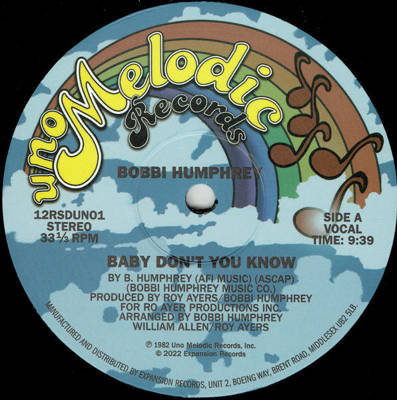 Baby Don't You Know (40th Anniversary Edition) (Record Store Day 2022)