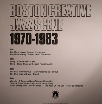 Boston Creative Jazz Scene 1970 - 1983 (Box Set)