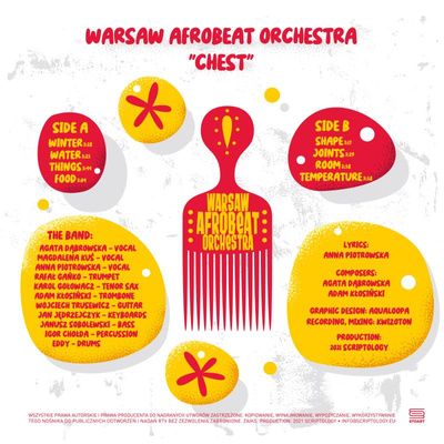 Chest (Limited Edition Yellow Opaque / Red Marbled Vinyl)