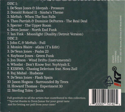 DJ-Kicks: Theo Parrish - Detroit Forward (mixed CD)