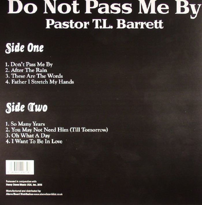 Do Not Pass Me By