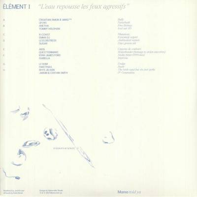 Élément I - L'Eau Repousse Les Feux Agressifs (gatefold) clear vinyl