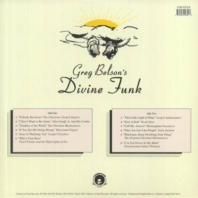 Greg Belson's Divine Funk: Rare American Gospel Funk And Soul (Gatefold)