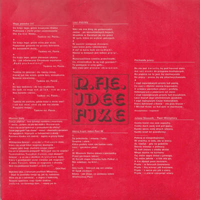 Idee Fixe (Red Label w/ Silver Print)