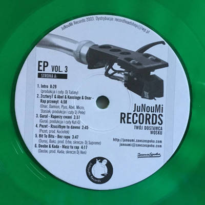 JuNouMi Records EP Vol. 3 (Green Transparent Vinyl)