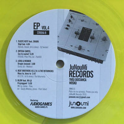 JuNouMi Records EP Vol. 4 (Yellow Transparent Vinyl)
