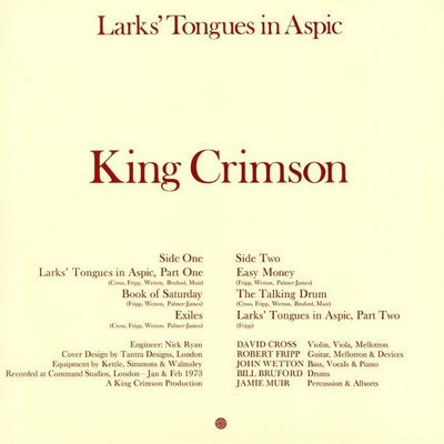 Larks' Tongues In Aspic (200g)