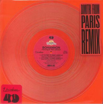 Let's Start To Dance Again (Dimitri From Paris Remix) Red Vinyl