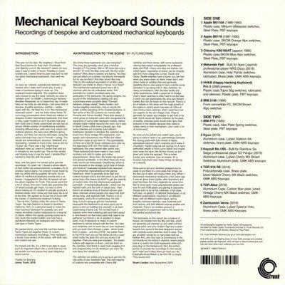 Mechanical Keyboard Sounds: Recordings Of Bespoke And Customised Mechanical Keyboards