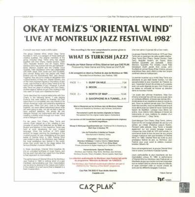 Okay Temiz's Oriental Wind Live At Montreux Jazz Festival 1982