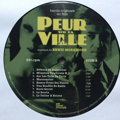 Peur Sur La Ville (Record Store Day 2020)