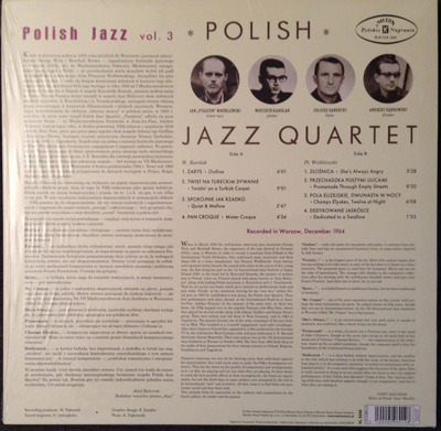 Polish Jazz Quartet (Polish Jazz Vol. 3) 180g 