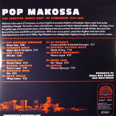 Pop Makossa - The Invasive Dance Beat Of Cameroon 1976​-​1984 (gatefold) + booklet