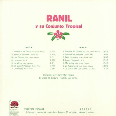 Ranil Y Su Conjunto Tropical (Limited Dance Edition) 180g